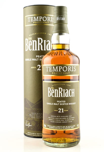 Benriach 21 Jahre Temporis 46%vol. 0,7l