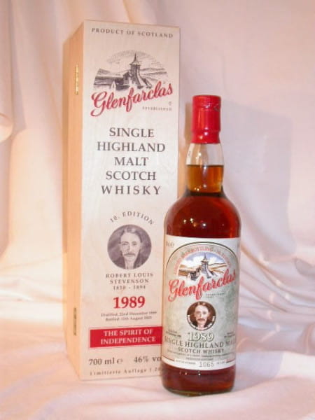 *Glenfarclas 1989/2005 Ed. No.10 Robert L. Stevenson 46%vol. 0,7