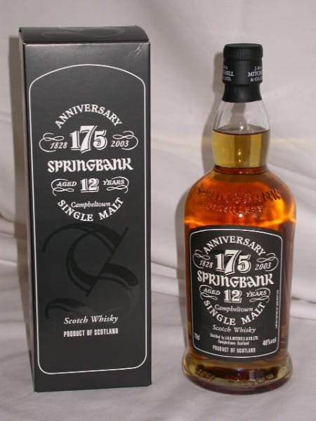 Springbank 12 Jahre 175th Anniversary 46%vol. 0,7l