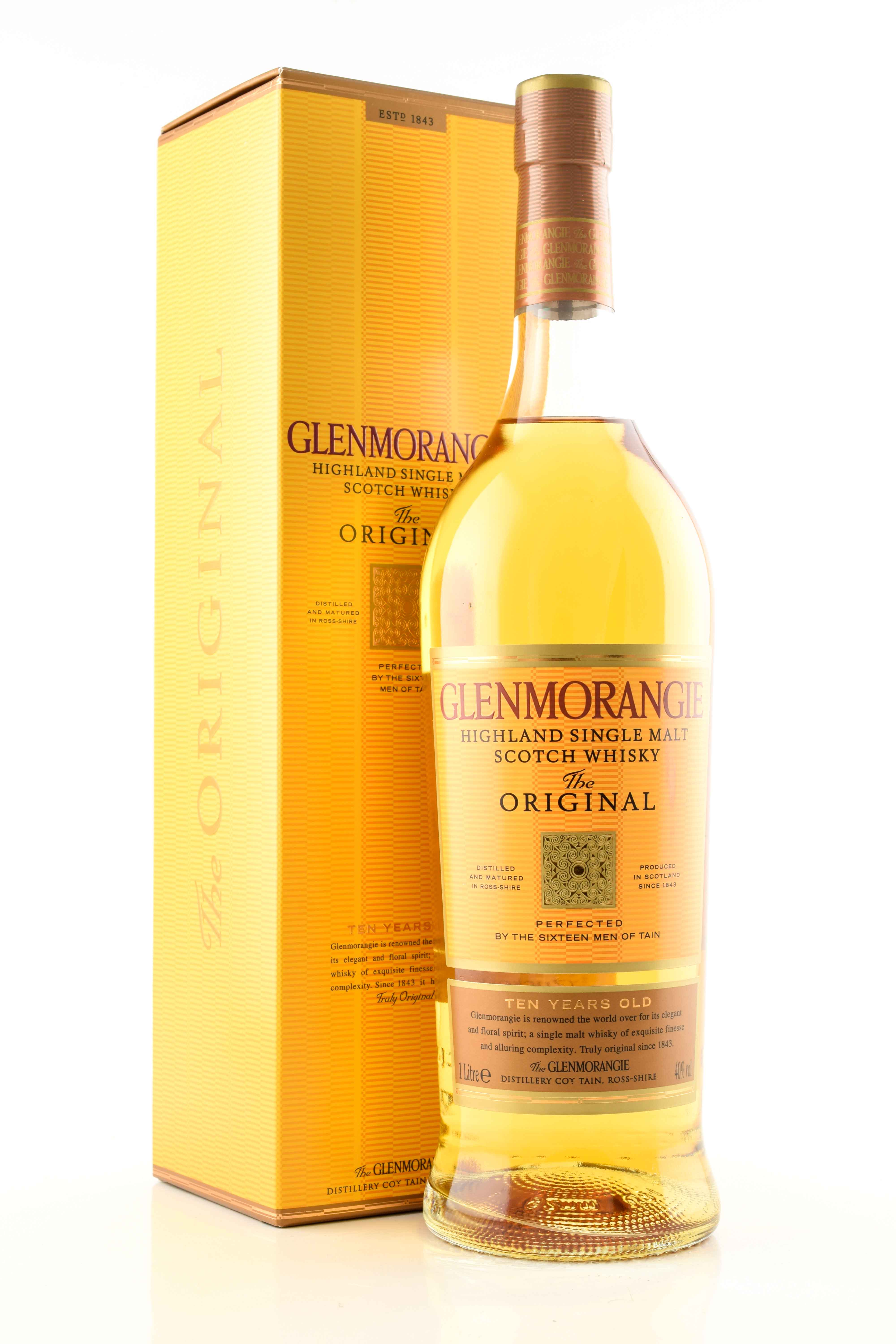 40% of Home Highlands Malts Glenmorangie | | | Old The 1.0L vol. | | Countries Scotch Year Original Whisky 10 Whisky
