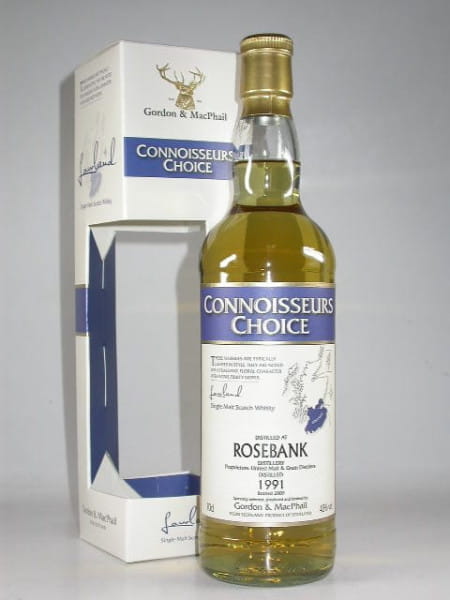 Rosebank 1991/2009 Gordon &amp; MacPhail Connoisseurs Ch. 43% vol. 0,7l