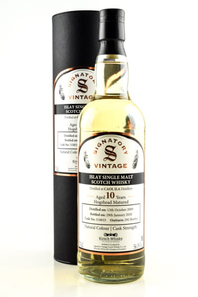 Caol Ila 10 Jahre 2009/2020 Hogshead #318833 Vintage Signatory 56,3%vol. 0,7l