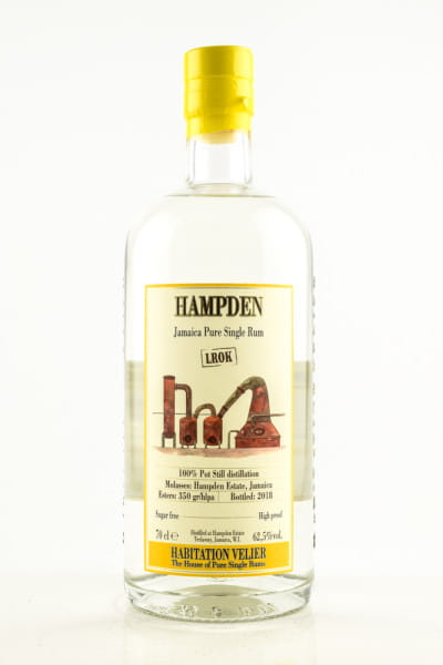 Hampden LROK Pure Single White Rum 62,5%vol. 0,7l