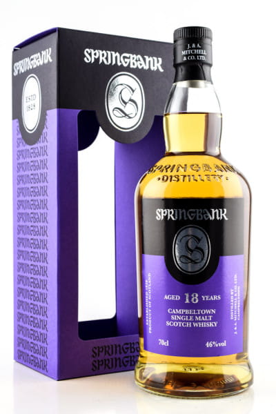 Springbank 18 Jahre Release Autumn 2020 46%vol. 0,7l