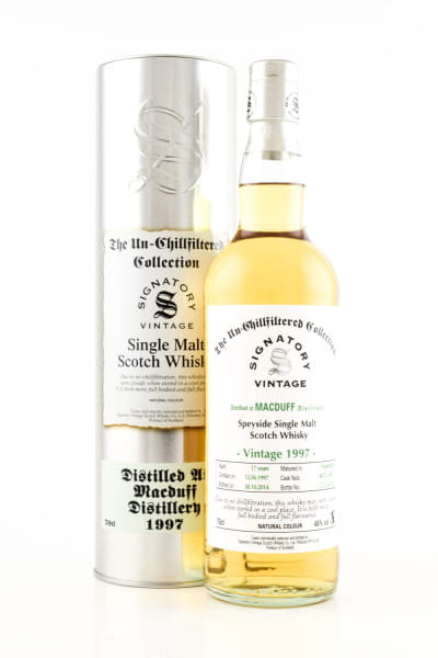 Macduff 17 Jahre 1997/2014 Hogsheads Un-Chillfiltered Signatory 46%vol. 0,7l