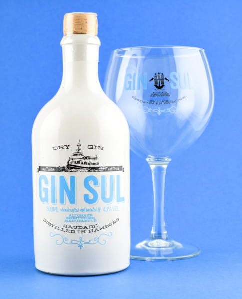 Gin Sul 43%vol. 0,5l mit Copa-Glas