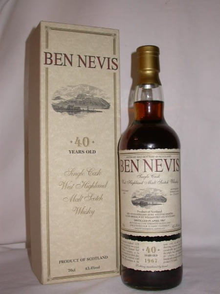 Ben Nevis 40 Jahre 1967/2007 Sherry Cask No. 1278 43,4%vol. 0,7l