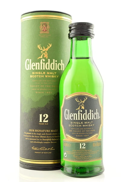 Glenfiddich 12 Jahre 40%vol. 0,05l