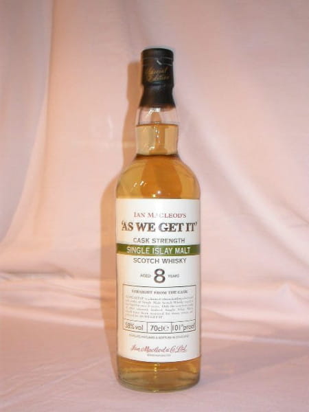 &quot;AS WE GET IT&quot; 8 Jahre Islay Ian MacLeod 58%vol. 0,7l