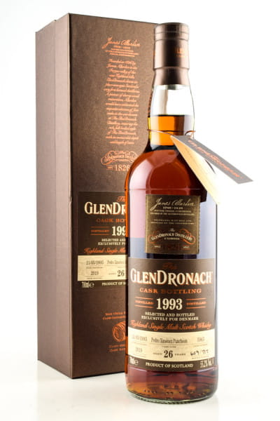 Glendronach 26 Jahre 1993/2019 Pedro Ximénez Puncheon #5965 55,2%vol. 0,7l