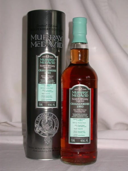 Cragganmore 1993/2006 Bourbon/Syrah Murray McDavid 46%vol. 0,7l