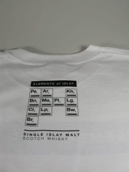 Elements of Islay Ar 1 - T-shirt size. L - white