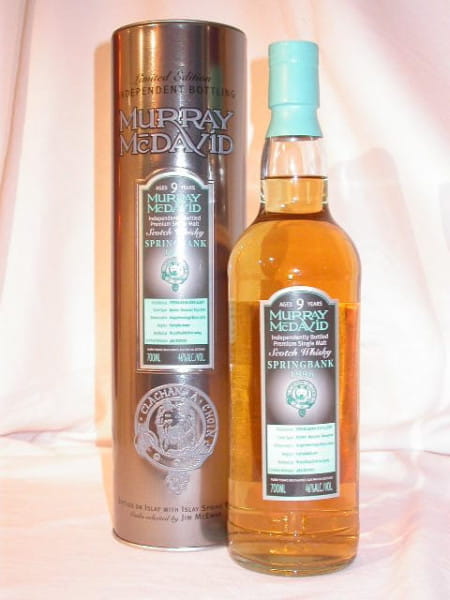 Springbank 1996/2005 Bourbon/Rousanne Murray McDavid 46%vol. 0,7l