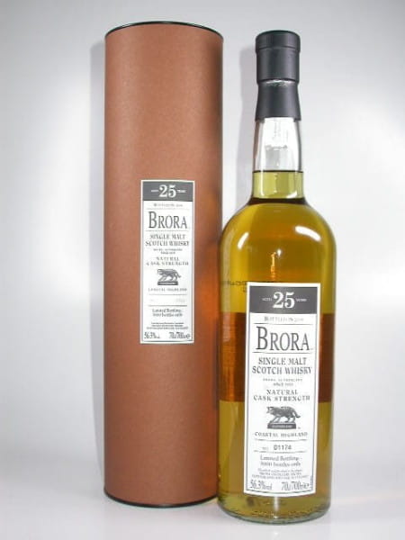 Brora 25 Jahre Bottled 2008 Natural Cask Strength 56,3%vol. 0,7l